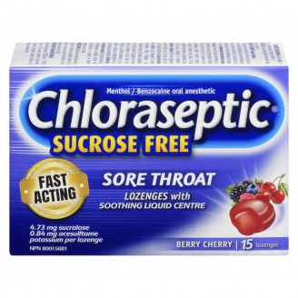 Chloraseptic Sugar Free Sore Throat Lozenges